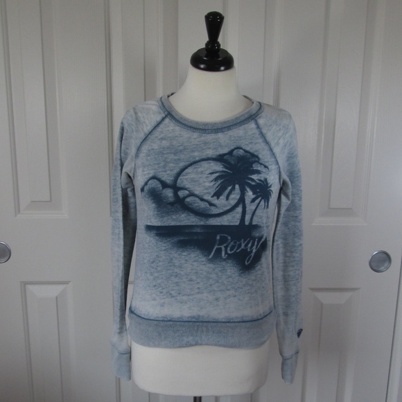 Roxy Tops - Roxy tropical crew neck sweater